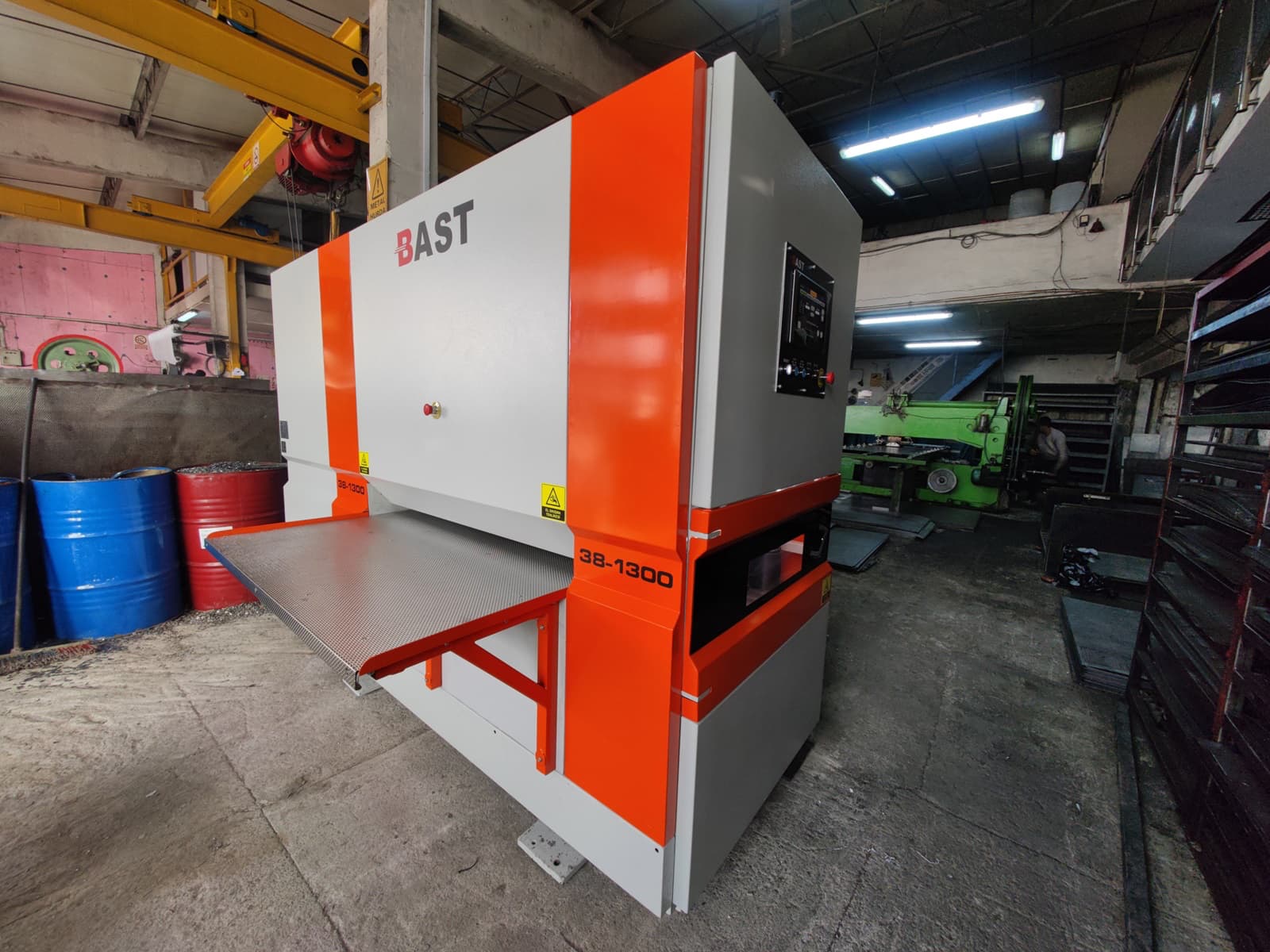 bast sac düzleştirme makinası