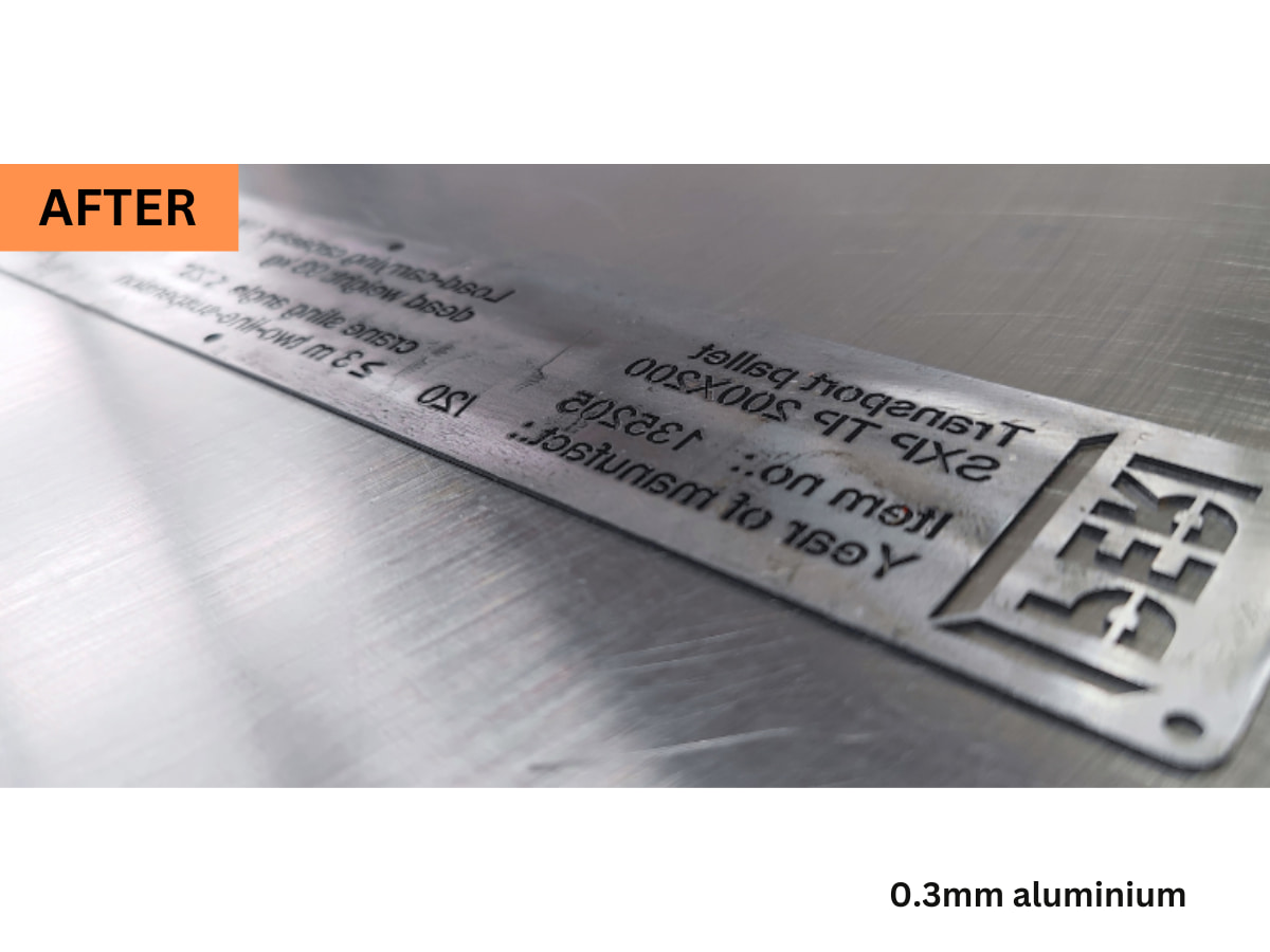 Düzleştirme sonrası düz 0,3 mm alüminyum etiket plakası
